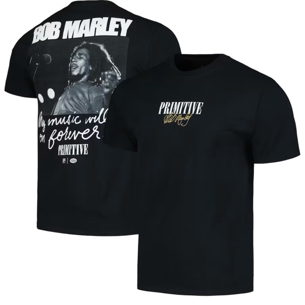 NWT Primitive x Bob Marley Forever Graphic Tee Shirt